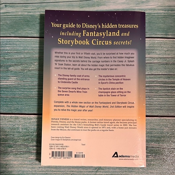 Disney The Hidden Magic of Walt Disney World Book - Blue and Orange - Picture 2 of 3